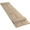 Ekena Millwork Rustic Two Board Spaced Board-n-Batten Hand Hewn Faux Wood Shutters, 11 1/2W x 54H, PR SHUBSS11X54HHPR - alternate 11
